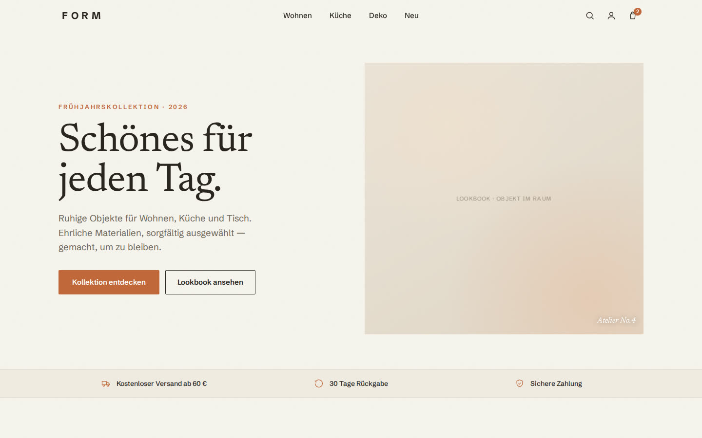 Screenshot: Form
