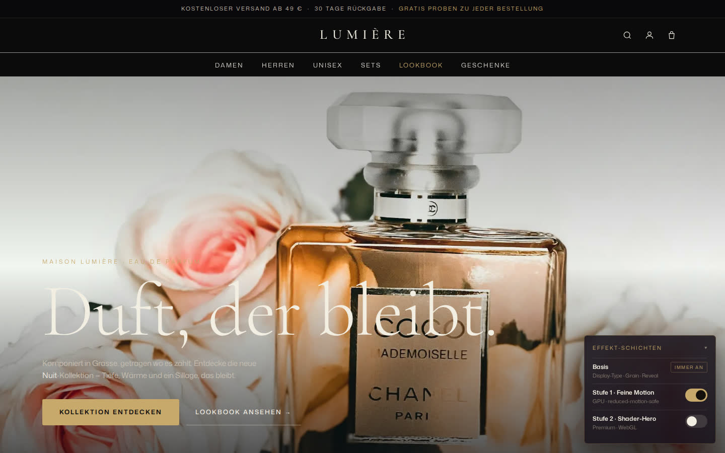 Screenshot: Lumière