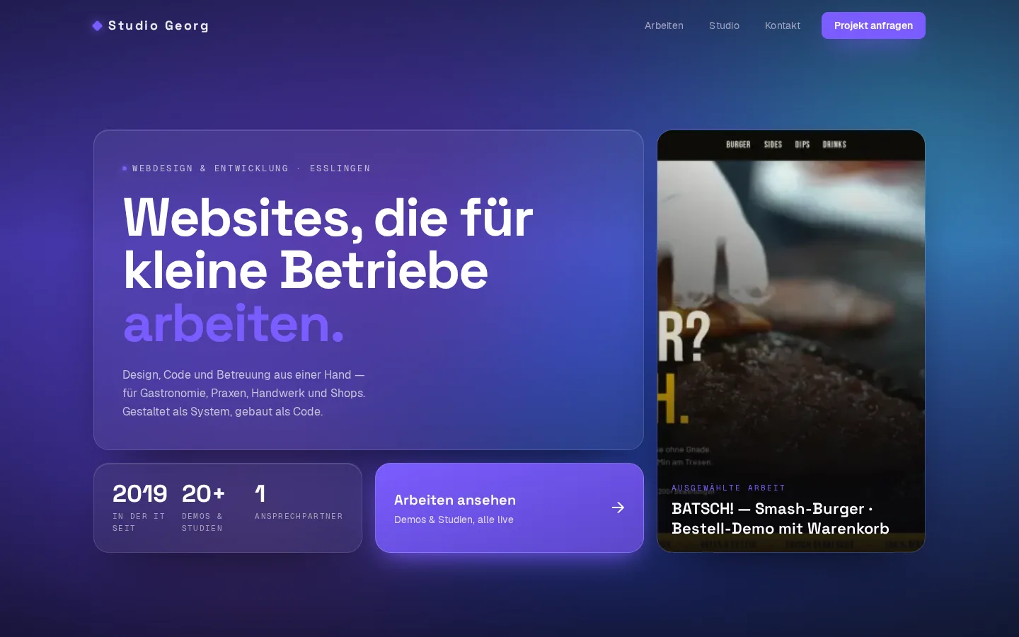 Screenshot: Bento-Kombi