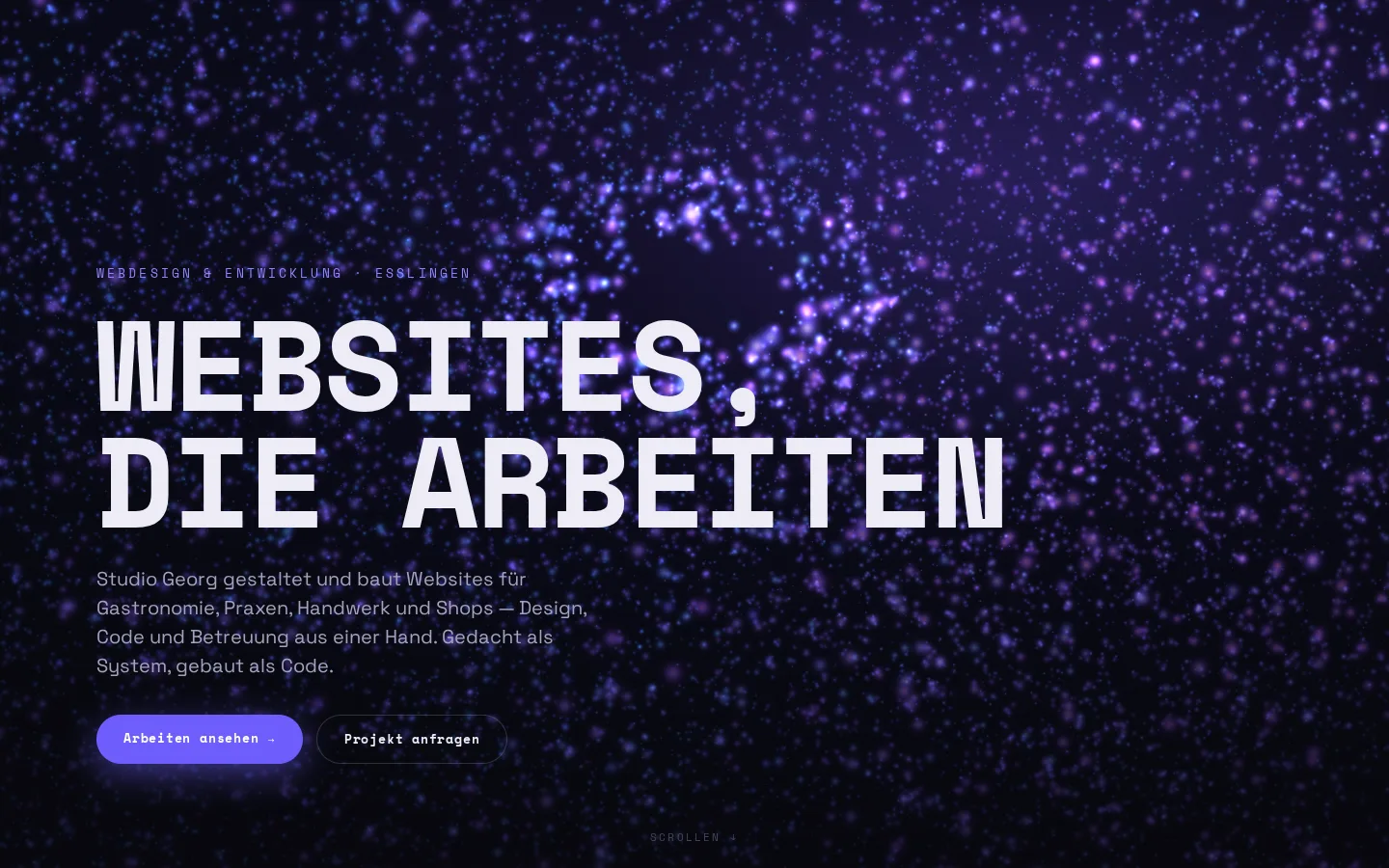 Screenshot: Partikel