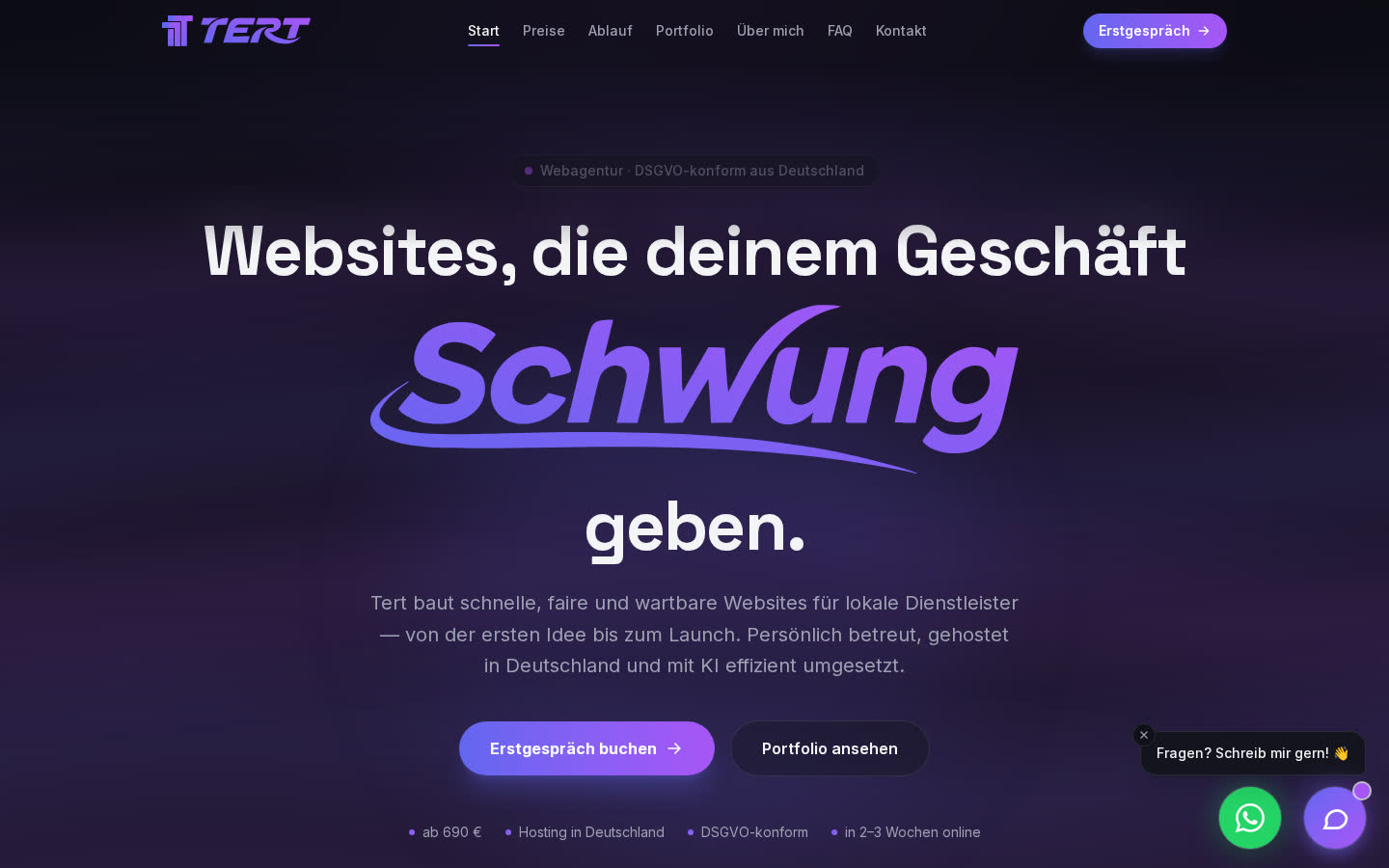 Screenshot: Tert